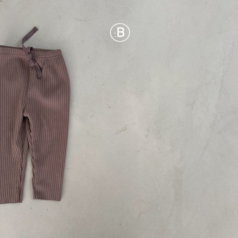 Bella Bambina - Korean Children Fashion - #kidsstore - Rib Dekki Leggings - 9