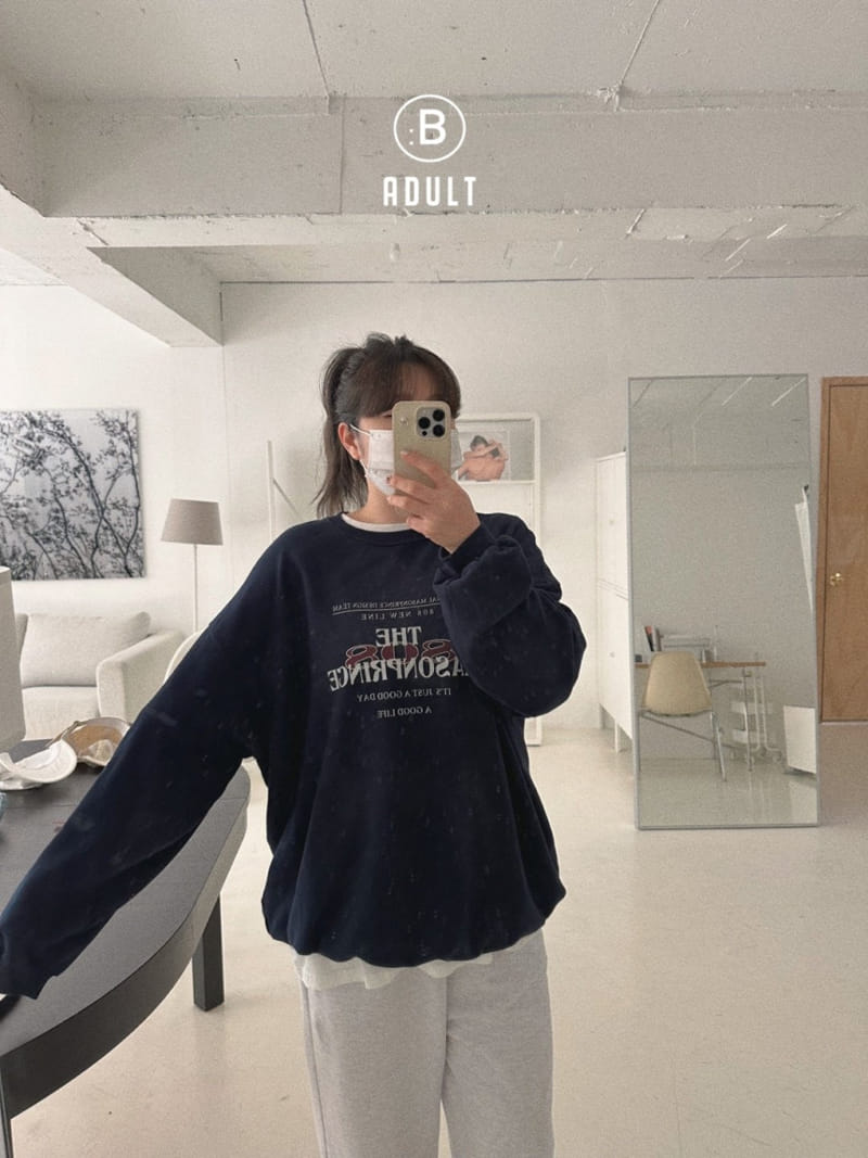 Bella Bambina - Korean Women Fashion - #momslook - Adult Grande Sweatshirt  - 10