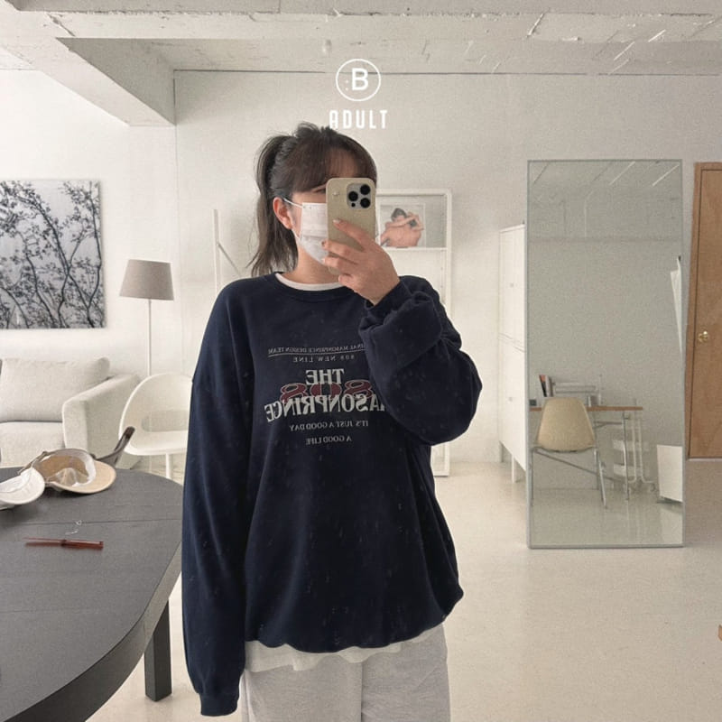 Bella Bambina - Korean Women Fashion - #momslook - Adult Grande Sweatshirt  - 8