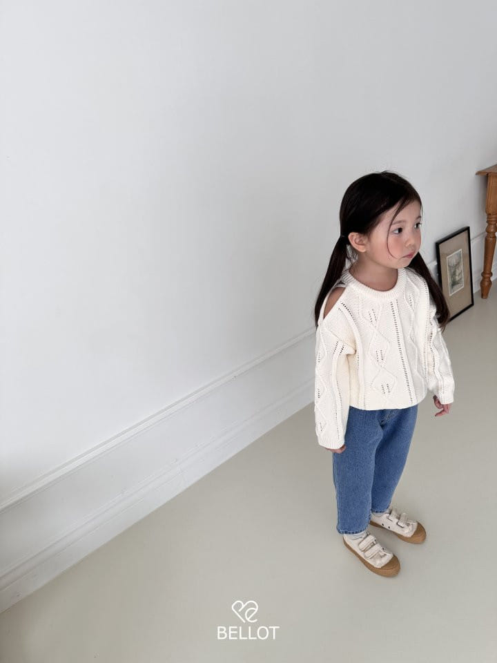 Bellot - Korean Children Fashion - #discoveringself - Shoulder Knit - 2