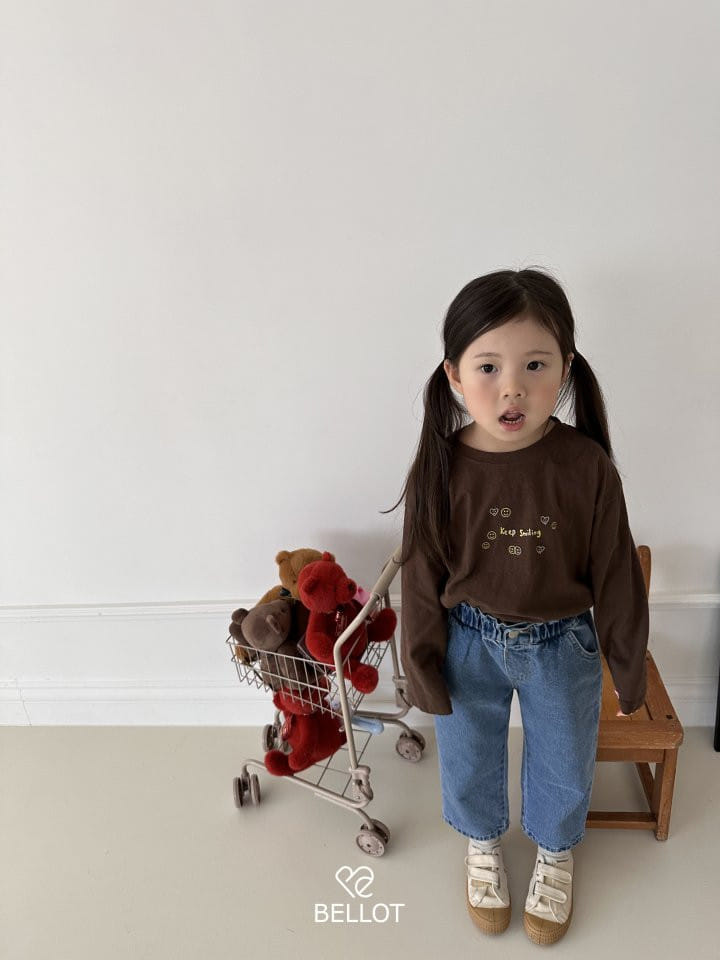Bellot - Korean Children Fashion - #kidsshorts - Shirring Denim Pants - 2
