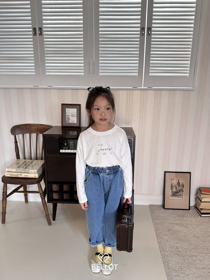 Bellot - Korean Children Fashion - #kidzfashiontrend - Smiling Tee - 11