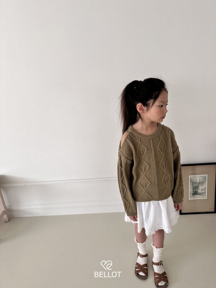 Bellot - Korean Children Fashion - #minifashionista - Shoulder Knit - 10