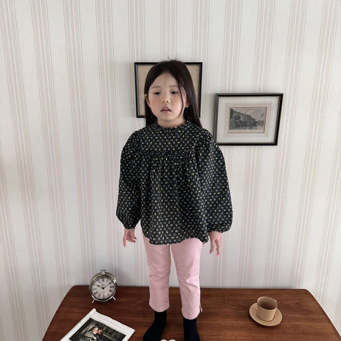 Bellot - Korean Children Fashion - #minifashionista - Rudy Flower Blouse