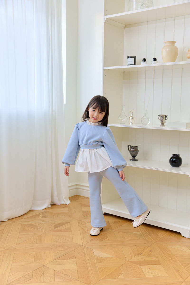 Berry Berry - Korean Children Fashion - #Kfashion4kids - Milk Tee Top Bottom Set - 6
