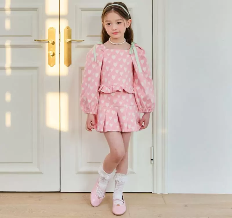 Berry Berry - Korean Children Fashion - #childofig - Pe Sha Top Bottom Set - 5
