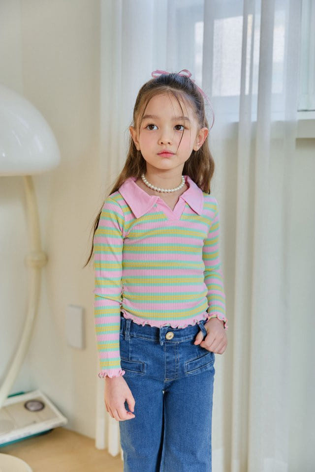 Berry Berry - Korean Children Fashion - #childrensboutique - Faure Collar Tee - 7