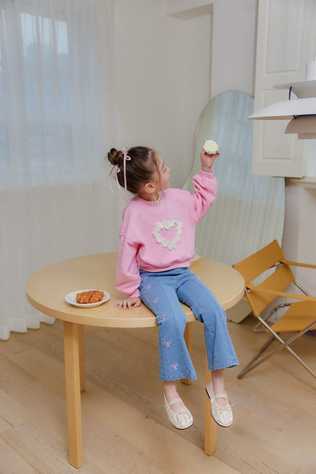 Berry Berry - Korean Children Fashion - #childrensboutique - Ribbon Embroider Tee