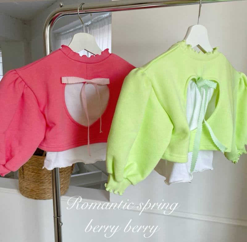 Berry Berry - Korean Children Fashion - #designkidswear - Reversal Heart Sweatshirt