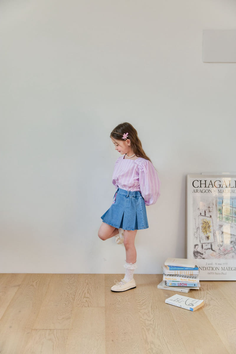 Berry Berry - Korean Children Fashion - #discoveringself - Denim Skirt - 3