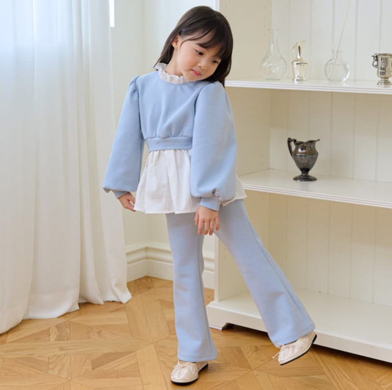 Berry Berry - Korean Children Fashion - #discoveringself - Milk Tee Top Bottom Set