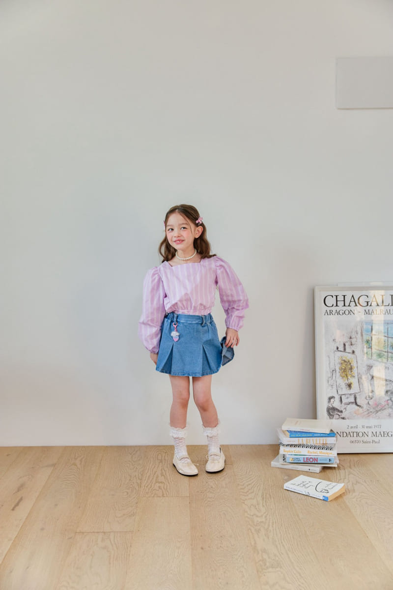 Berry Berry - Korean Children Fashion - #discoveringself - Denim Skirt - 4