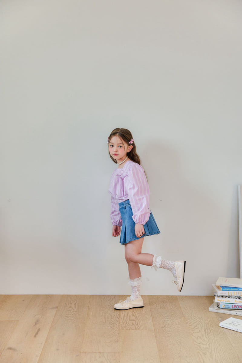 Berry Berry - Korean Children Fashion - #kidzfashiontrend - Denim Skirt - 7