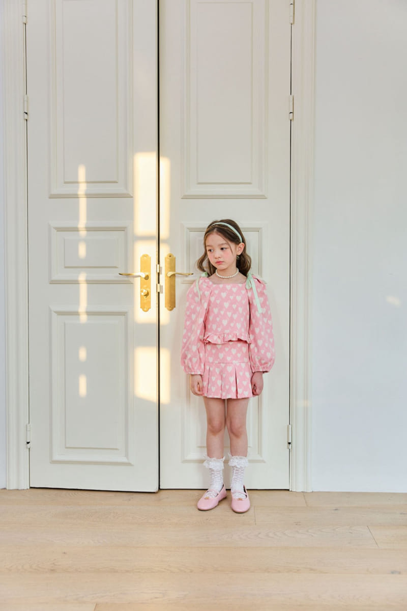 Berry Berry - Korean Children Fashion - #magicofchildhood - Pe Sha Top Bottom Set - 2
