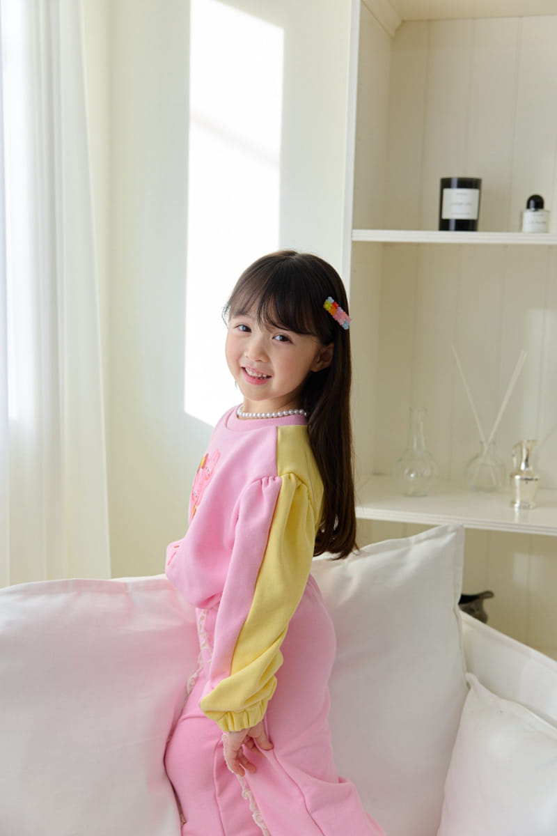 Berry Berry - Korean Children Fashion - #magicofchildhood - I'm So Excited Top Bottom Set - 7