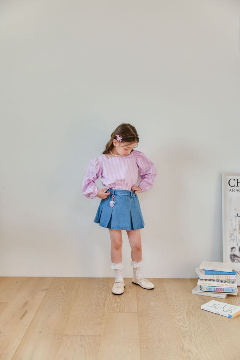 Berry Berry - Korean Children Fashion - #minifashionista - Denim Skirt - 11