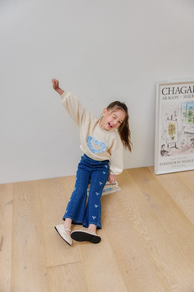 Berry Berry - Korean Children Fashion - #minifashionista - Ribbon Embroider Tee - 11