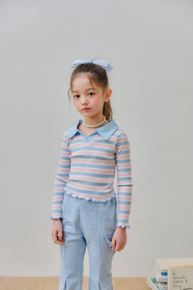 Berry Berry - Korean Children Fashion - #prettylittlegirls - Faure Collar Tee - 2