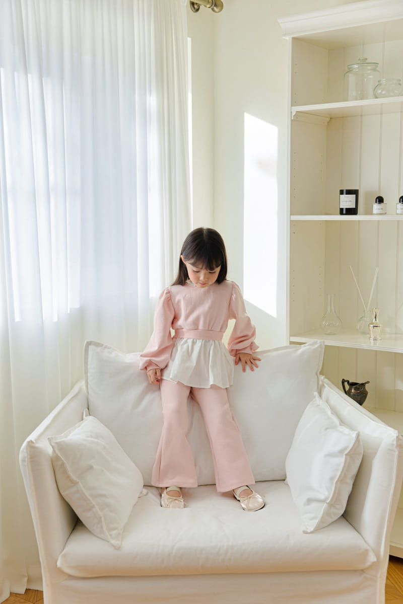 Berry Berry - Korean Children Fashion - #prettylittlegirls - Milk Tee Top Bottom Set - 10