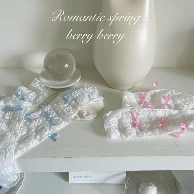 Berry Berry - Korean Children Fashion - #stylishchildhood - Coco Ribbon Socks - 2