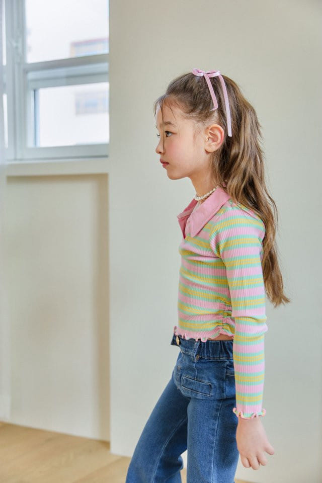 Berry Berry - Korean Children Fashion - #todddlerfashion - Faure Collar Tee - 3