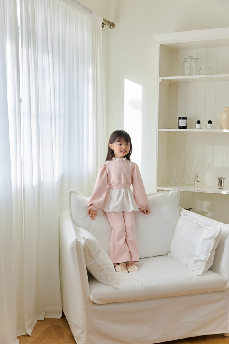 Berry Berry - Korean Children Fashion - #todddlerfashion - Milk Tee Top Bottom Set - 11