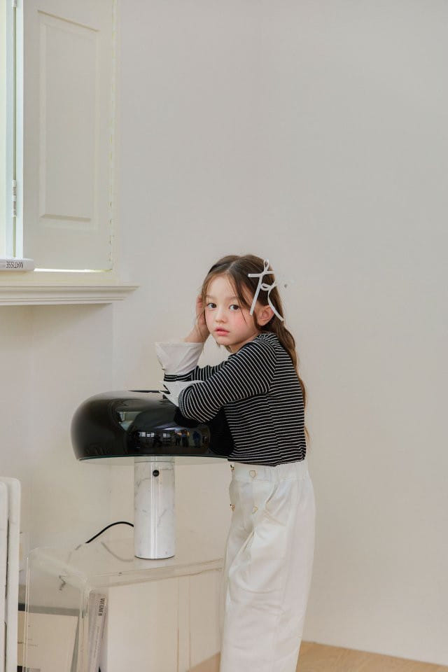 Berry Berry - Korean Children Fashion - #toddlerclothing - Orgel Rib Tee - 9