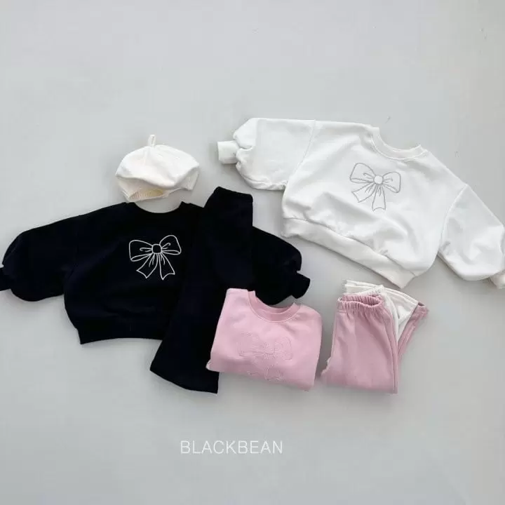 Black Bean - Korean Children Fashion - #childofig - Cream Top Bottom Set
