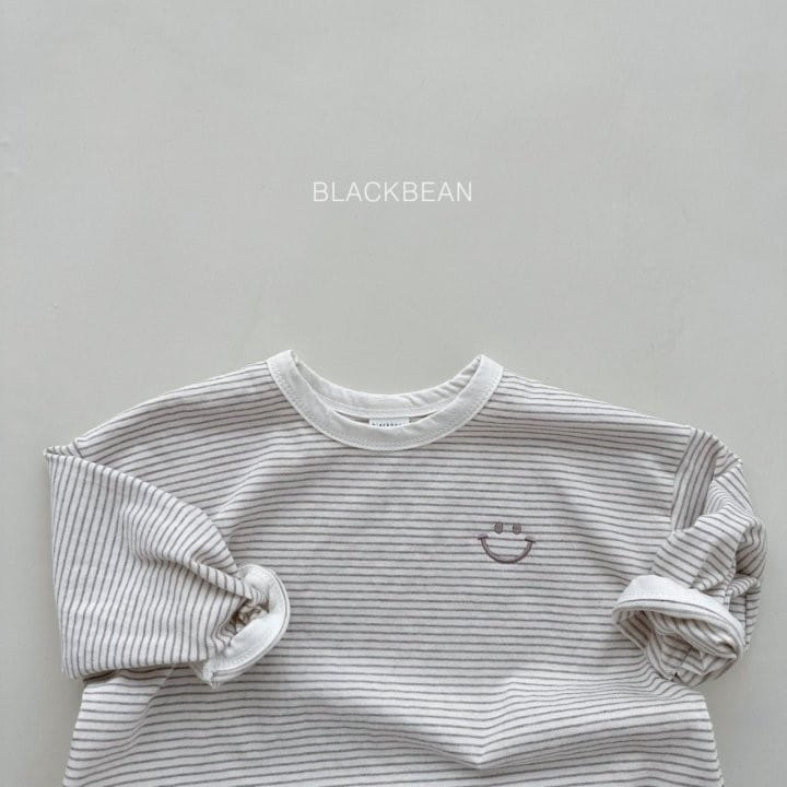 Black Bean - Korean Children Fashion - #designkidswear - Brown Piping Tee - 7