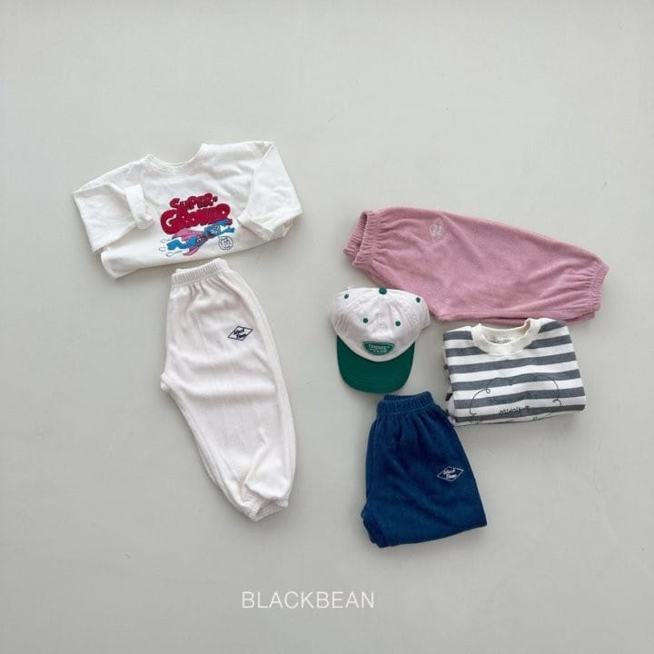 Black Bean - Korean Children Fashion - #discoveringself - Terry Pants - 3