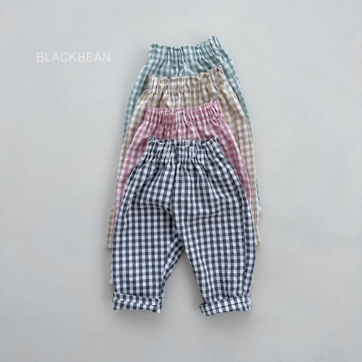 Black Bean - Korean Children Fashion - #discoveringself - Check Pants - 2