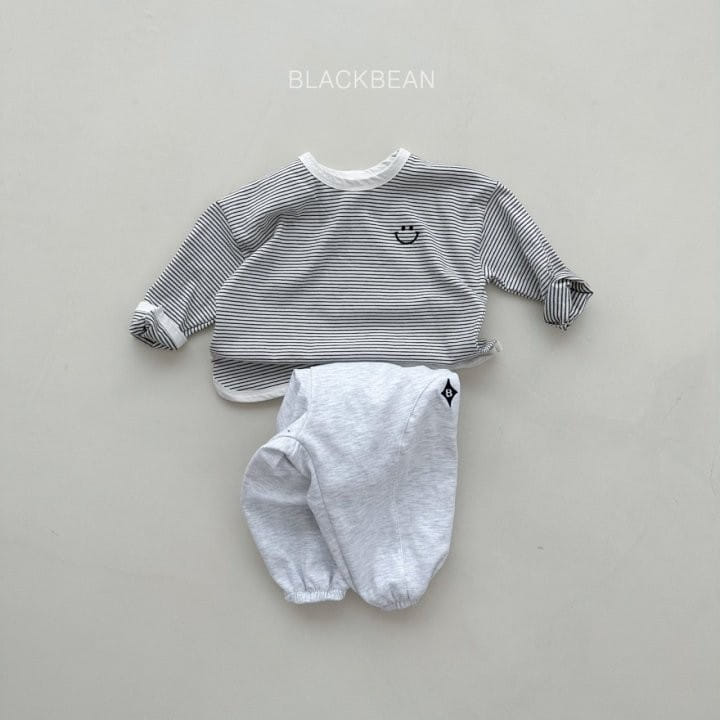 Black Bean - Korean Children Fashion - #discoveringself - Brown Piping Tee - 8