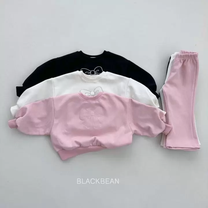 Black Bean - Korean Children Fashion - #designkidswear - Cream Top Bottom Set - 4