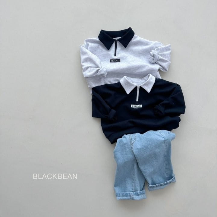 Black Bean - Korean Children Fashion - #fashionkids - Friend Top Bottom Set - 7