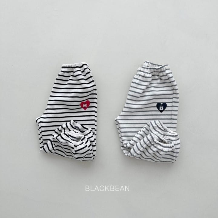 Black Bean - Korean Children Fashion - #fashionkids - Heart Pants