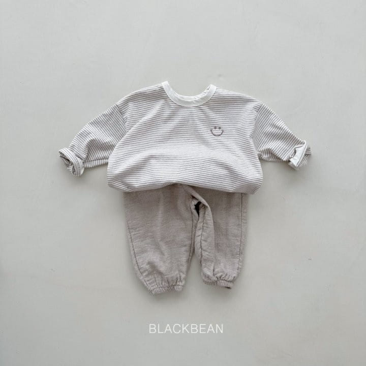 Black Bean - Korean Children Fashion - #fashionkids - Brown Piping Tee - 9