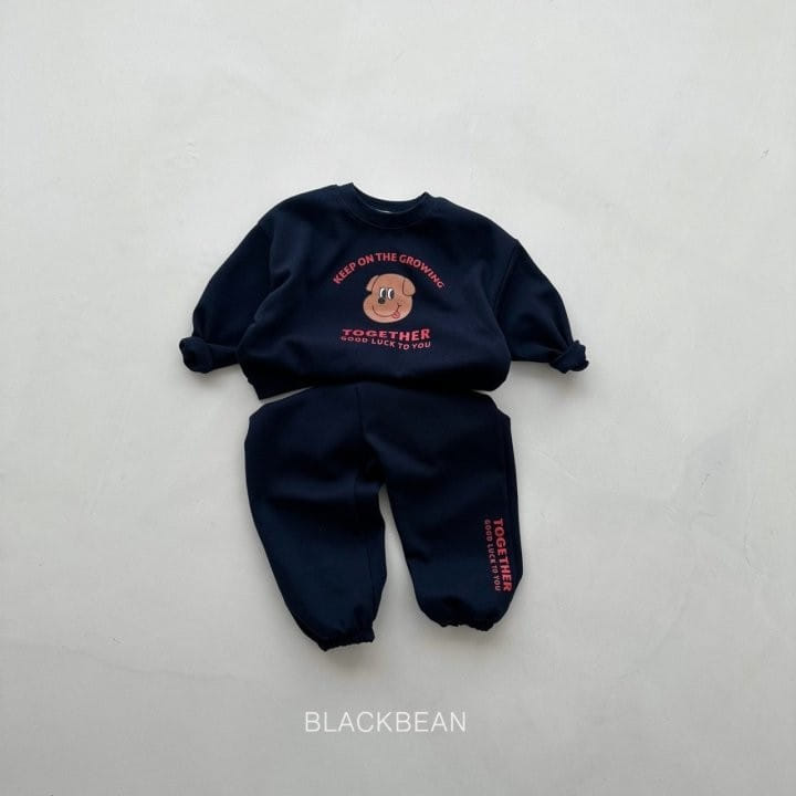 Black Bean - Korean Children Fashion - #kidsshorts - Lucky Top Bottom Set - 7