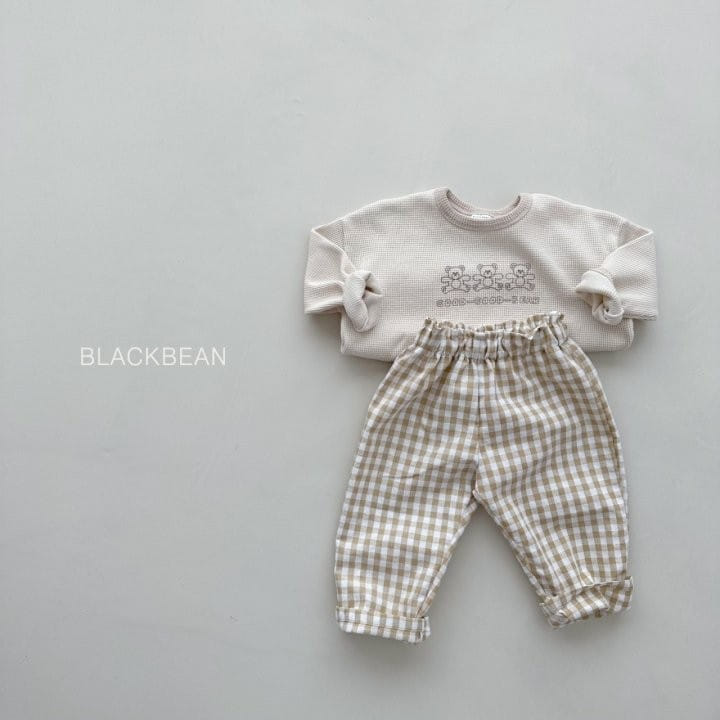 Black Bean - Korean Children Fashion - #kidsstore - Check Pants - 5