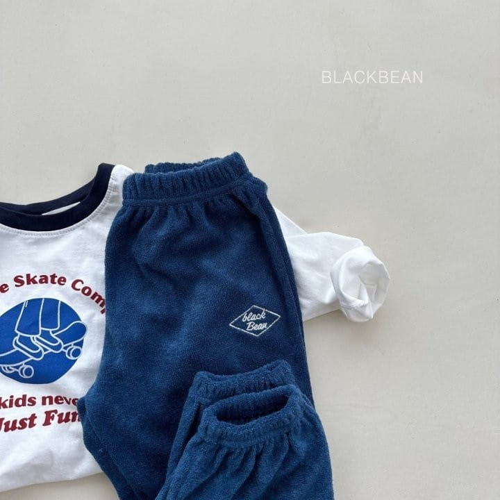 Black Bean - Korean Children Fashion - #kidzfashiontrend - Terry Pants - 7