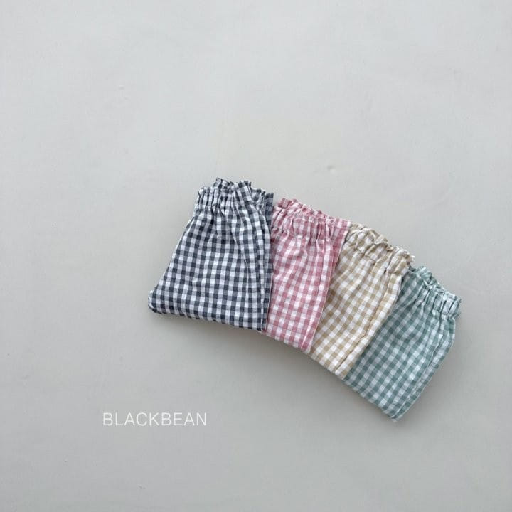 Black Bean - Korean Children Fashion - #littlefashionista - Check Pants - 8