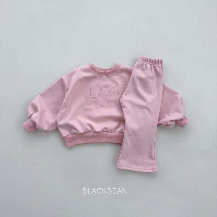 Black Bean - Korean Children Fashion - #littlefashionista - Cream Top Bottom Set - 10