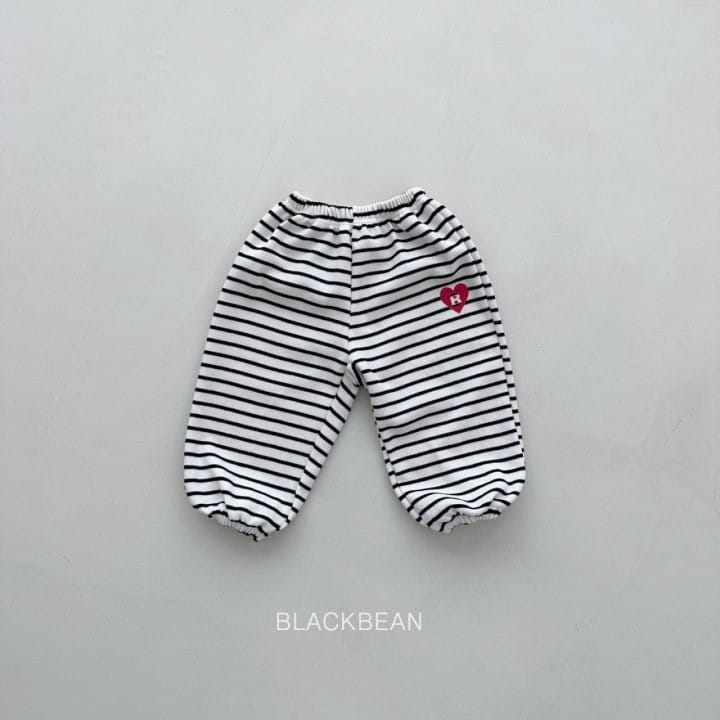 Black Bean - Korean Children Fashion - #minifashionista - Heart Pants - 8