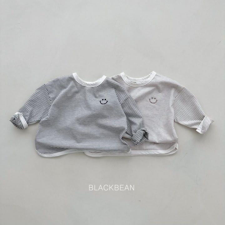 Black Bean - Korean Children Fashion - #minifashionista - Brown Piping Tee - 2
