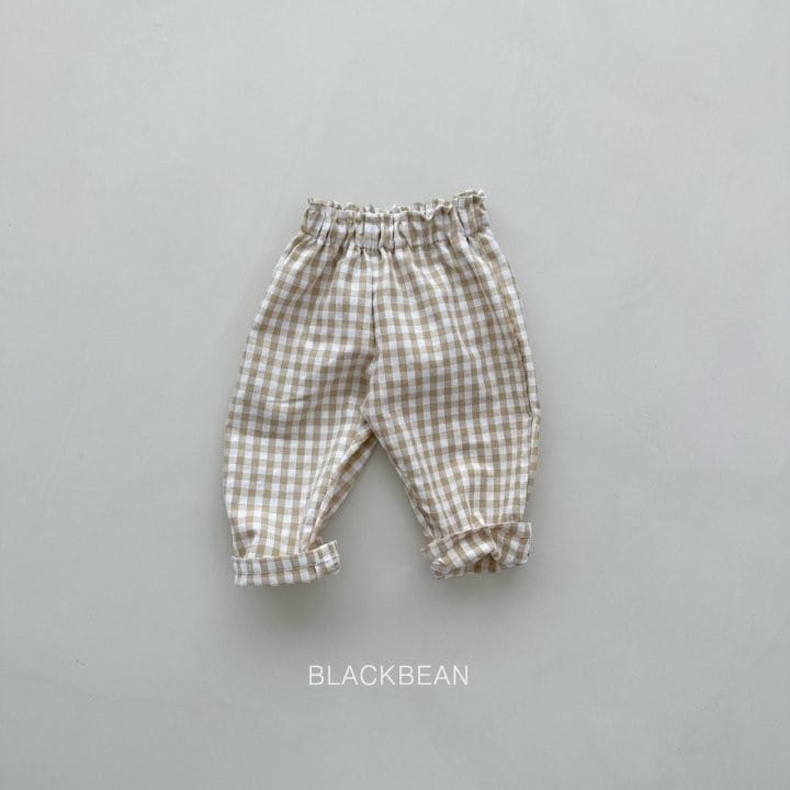 Black Bean - Korean Children Fashion - #prettylittlegirls - Check Pants - 11