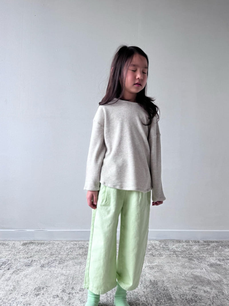 Bon Bon Butik - Korean Children Fashion - #kidsshorts - Waffle Basic Tee - 8