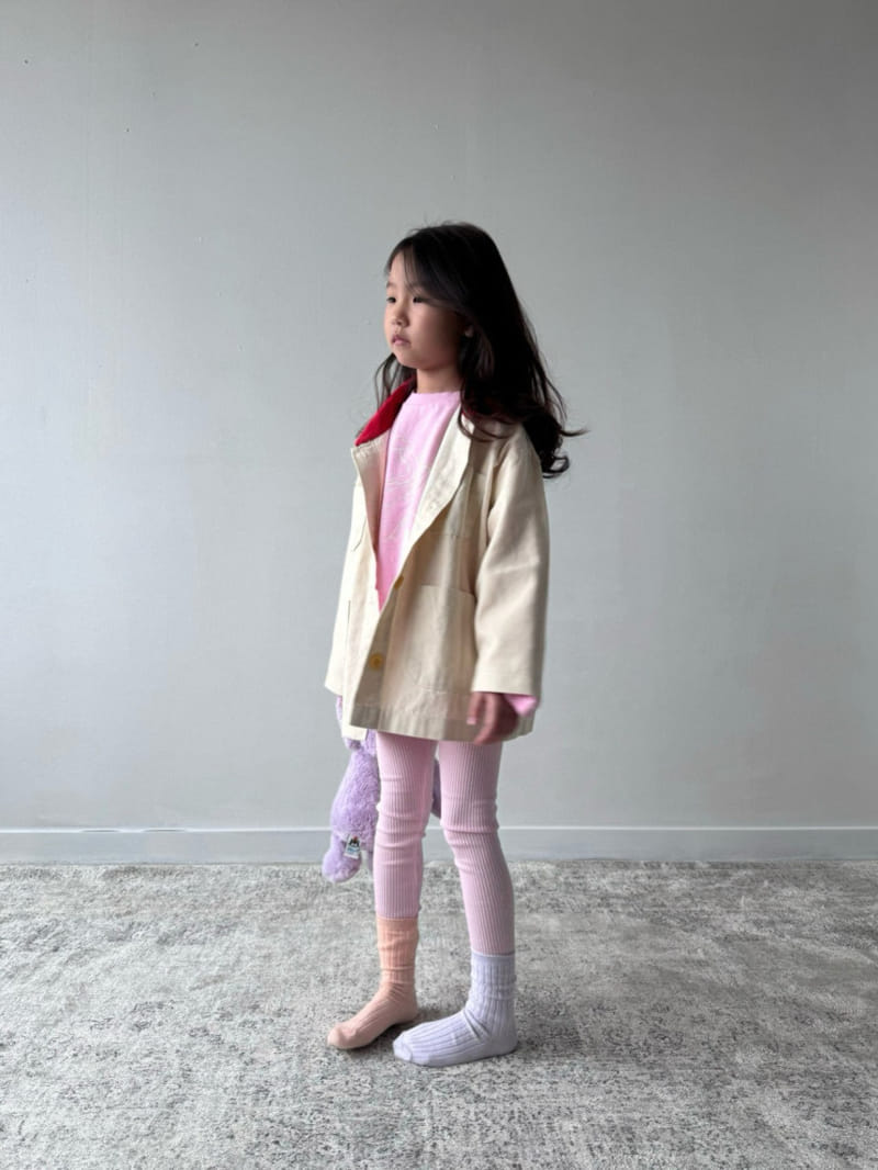 Bon Bon Butik - Korean Children Fashion - #prettylittlegirls - Rib Leggings - 4