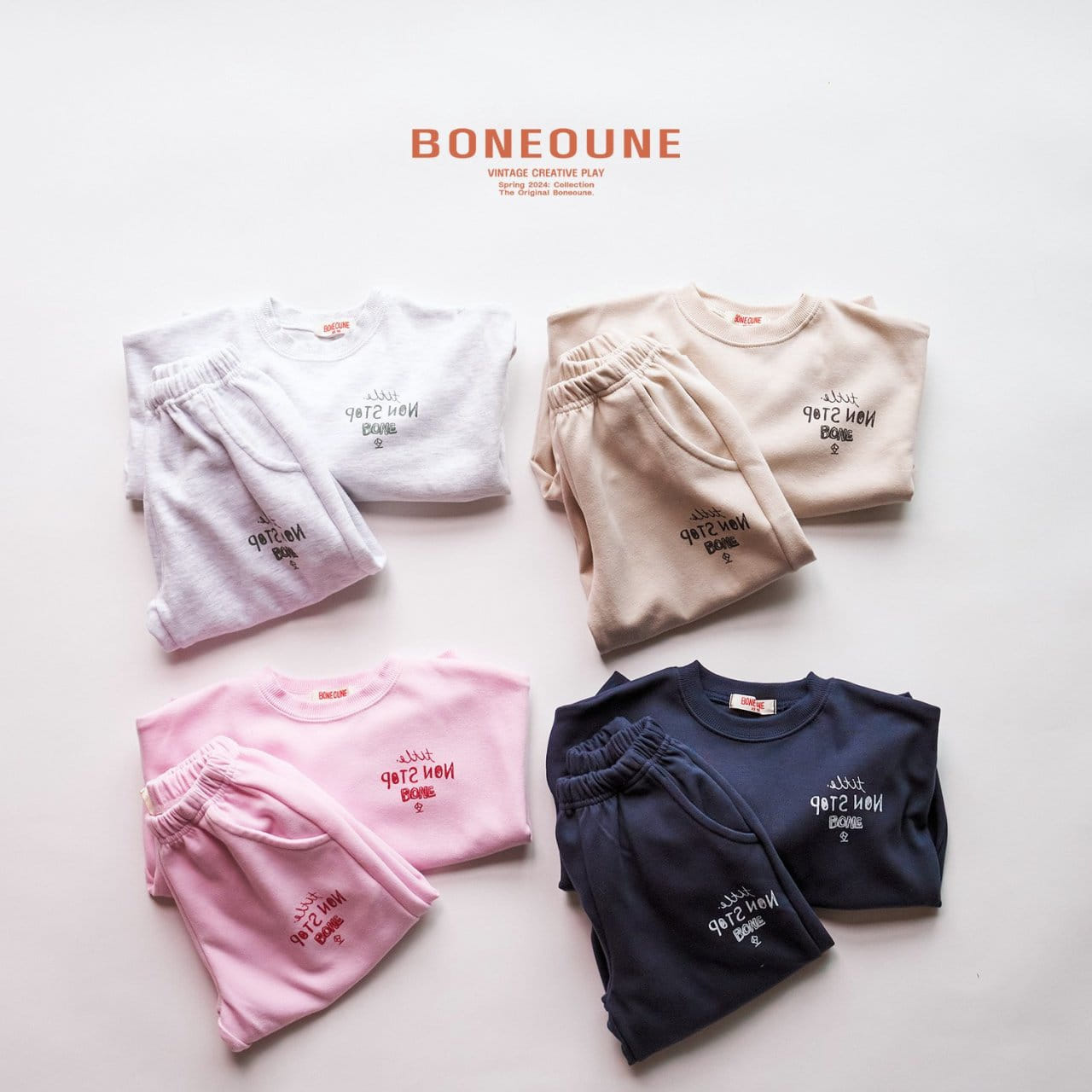Boneoune - Korean Children Fashion - #childofig - Daily Reversible Sweatshirt - 8