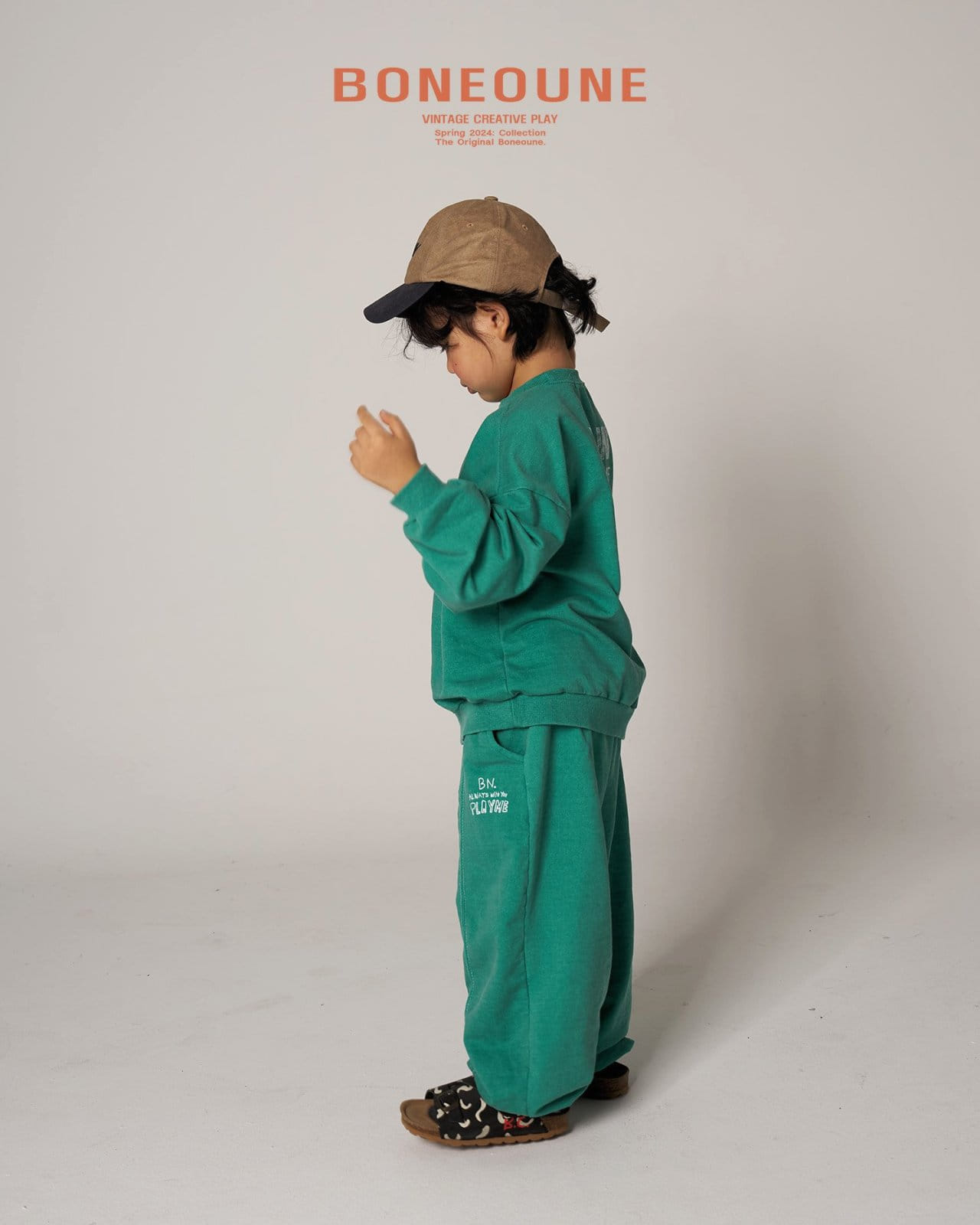 Boneoune - Korean Children Fashion - #stylishchildhood - Pig B Sweatshirt - 4