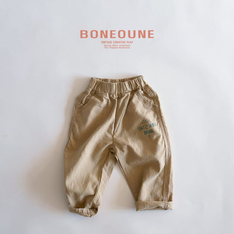 Boneoune - Korean Children Fashion - #childofig - Linen Pants - 4