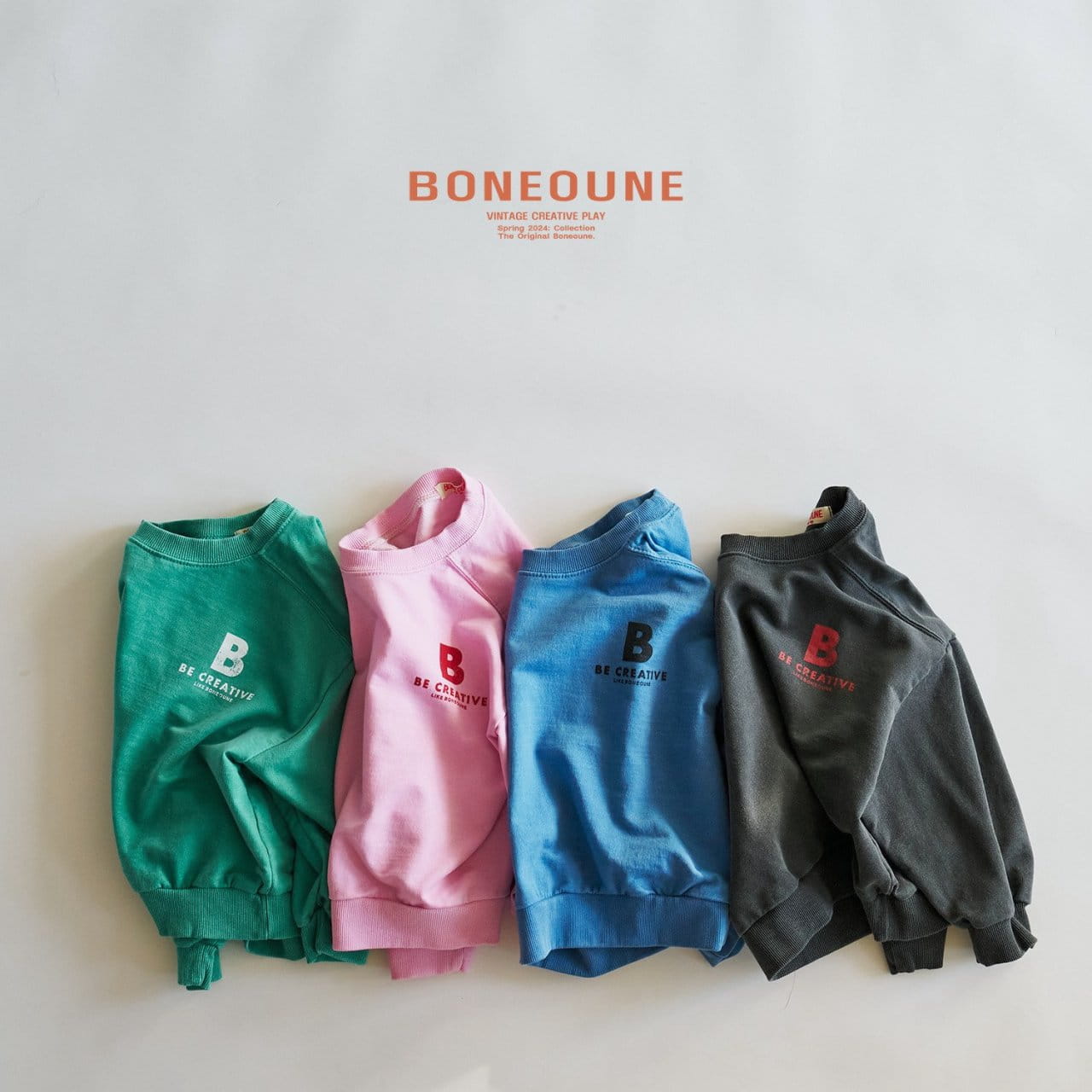Boneoune - Korean Children Fashion - #childrensboutique - Pig B Sweatshirt - 5